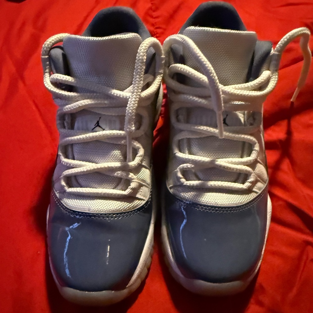 Kids Blue and White Sneakers